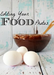 Editing Your Food Photos