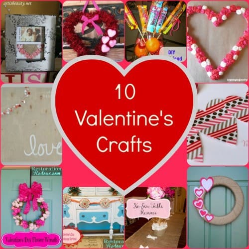 10 Cute Valentine’s Crafts