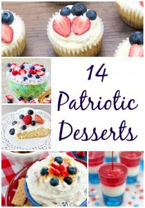 Celebrate America with one of these 14 Patriotic Desserts- Love, Pasta and a Tool Belt | July 4th | Patriotic | America | Desserts | Recipes |