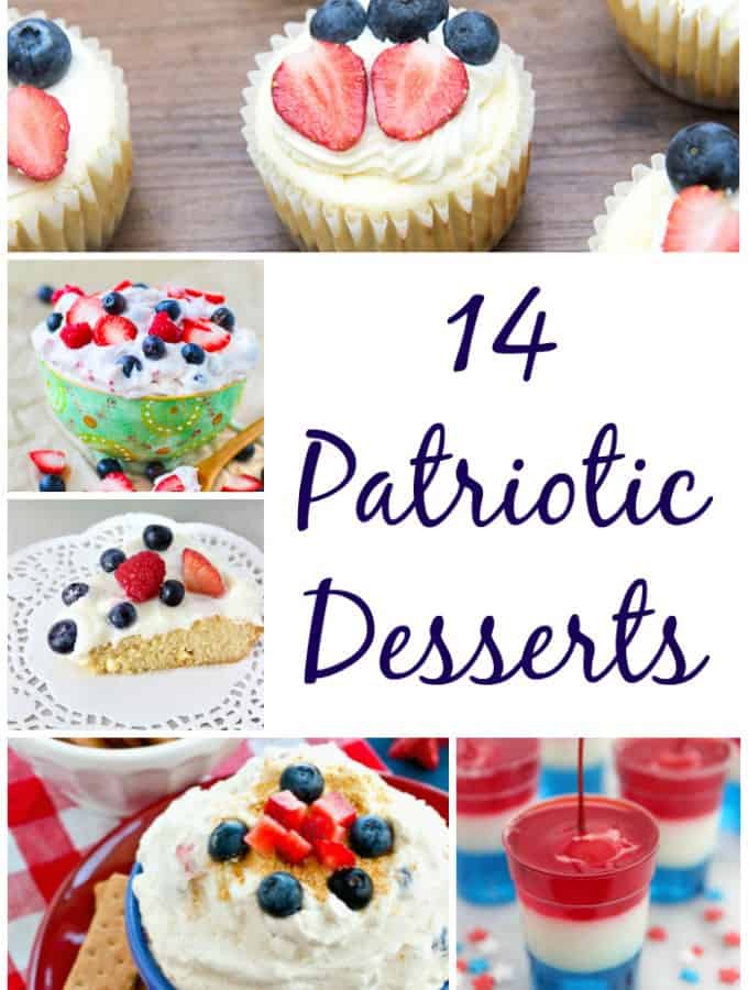 Celebrate America with one of these 14 Patriotic Desserts- Love, Pasta and a Tool Belt | July 4th | Patriotic | America | Desserts | Recipes |