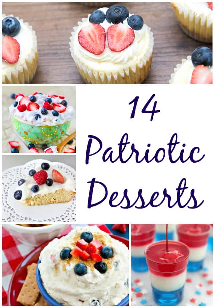Celebrate America with one of these 14 Patriotic Desserts- Love, Pasta and a Tool Belt | July 4th | Patriotic | America | Desserts | Recipes | 