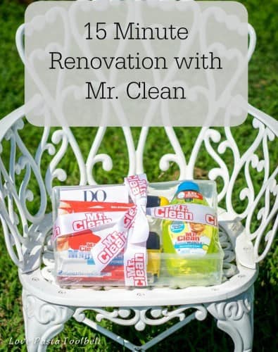 Get your house ready to showcase with a 15 Minute Renovation with Mr. Clean- Love, Pasta and a Tool Belt #15MinReno #ConnectMrClean #spon