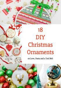 Want to make your own Christmas Ornaments? Check out these 18 DIY Christmas Ornaments for some great ideas!
