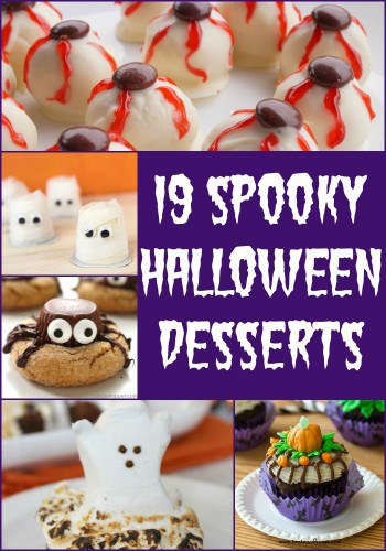 Get ready for your Halloween parties with these 19 Spooky Halloween Desserts- Love, Pasta and a Tool Belt | Halloween | Desserts | Treats | Party Ideas |