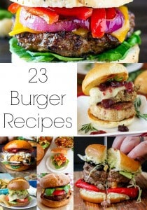 Love burgers? Then try one of these 23 Melt in Your Mouth Burger Recipes- Love, Pasta and a Tool Belt | grilling | grill out | hamburgers | recipes | food | dinner |