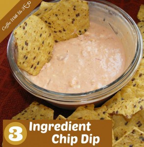 3 Ingredient Chip Dip