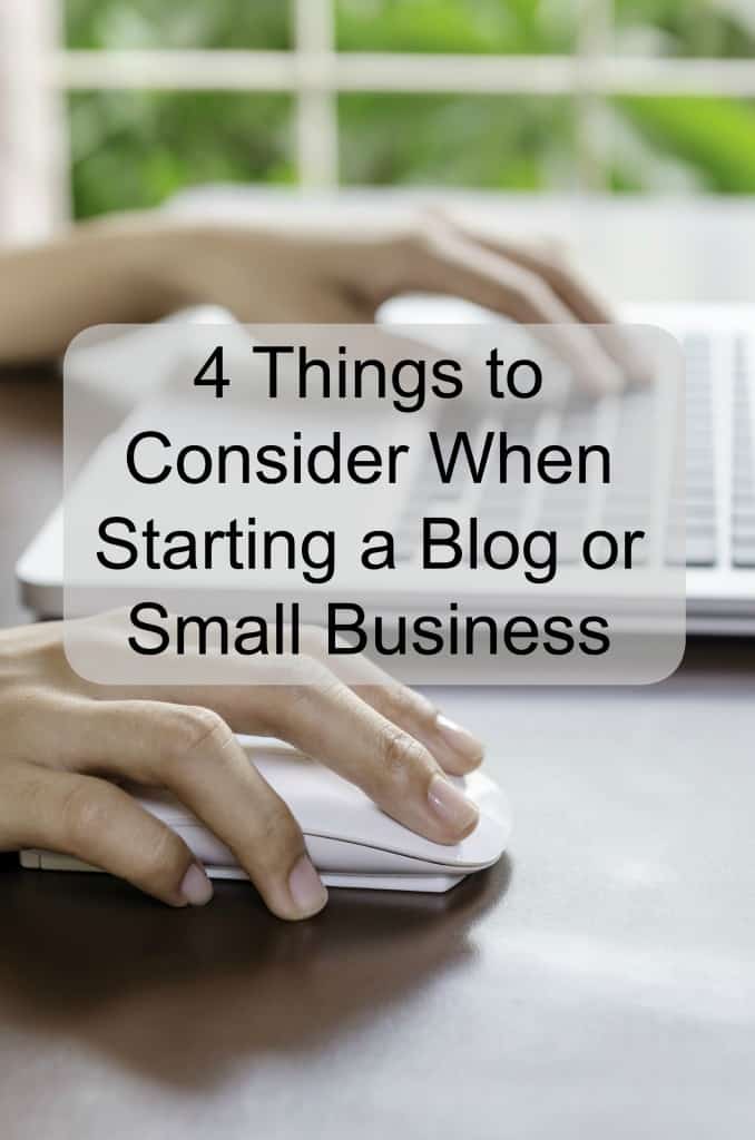 Today I've got 4 Things to Consider When Starting a Blog or Small Business! - Love, Pasta and a Tool Belt #notcom #smallbiz AD | blog ideas | business tips | 