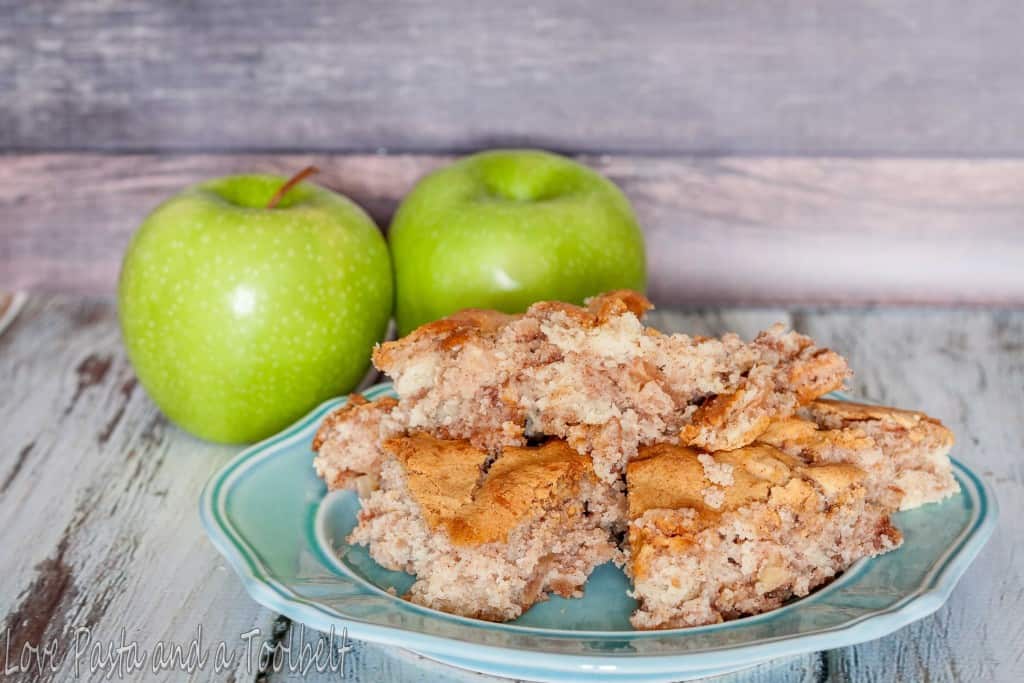 Cream Cheese Apple Cake- Love, Pasta and a Tool Belt | apples | recipes | cake | desserts | baking | cream cheese | 