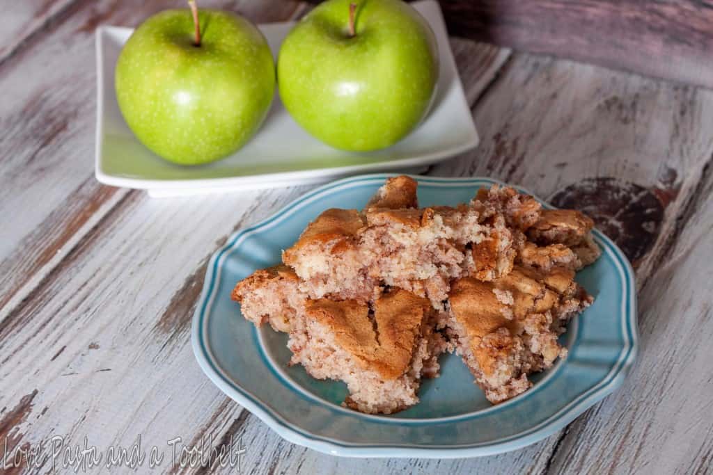 Cream Cheese Apple Cake- Love, Pasta and a Tool Belt | apples | recipes | cake | desserts | baking | cream cheese | 