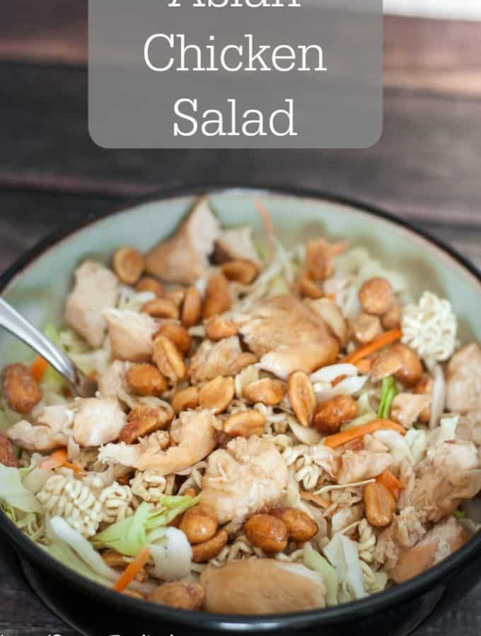 Make healthy eating easier with this Asian Chicken Salad- Love, Pasta and a Tool Belt | salad | salad recipes | recipe ideas | healthy eating|
