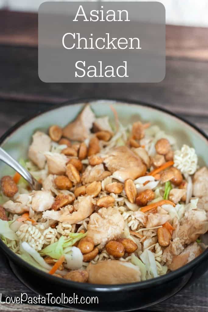 Make healthy eating easier with this Asian Chicken Salad- Love, Pasta and a Tool Belt | salad | salad recipes | recipe ideas | healthy eating| 
