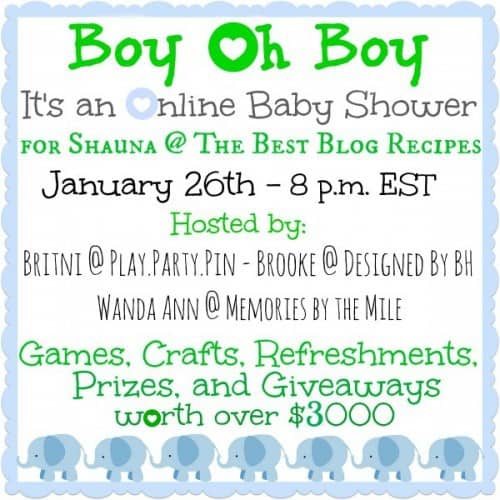 Online Baby Shower Giveaway!