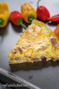 Speck-Paprika-Quiche