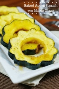 Baked Acorn Squash with Maple Glaze 1-1