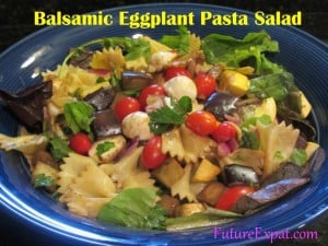Balsalmic Eggplant Pasta Salad