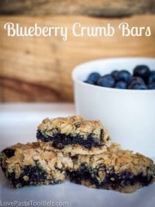 Blueberry Crumb Bars- Love, Pasta and a Tool Belt