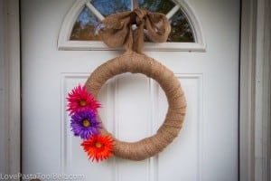 Burlap Wreath-5