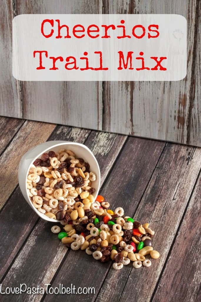 Cheerios Trail Mix makes the perfect afternoon or after school snack for you or the kids!- Love, Pasta and a Tool Belt #CheeriosFunFlavors #ad