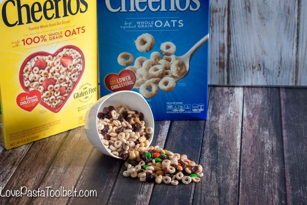 Cheerios Trail Mix makes the perfect afternoon or after school snack for you or the kids!- Love, Pasta and a Tool Belt #CheeriosFunFlavors #ad