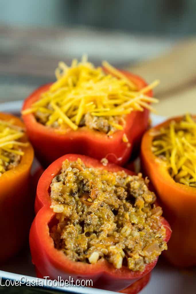 Cheesy-Quinoa-Stuffed-Bell-Peppers