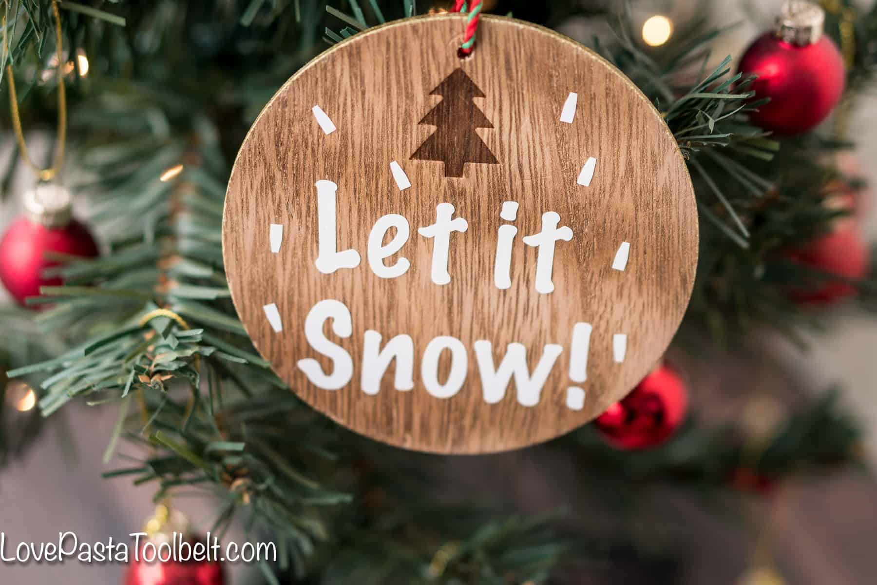 Christmas Song Coaster Ornaments - Love, Pasta, and a Tool Belt