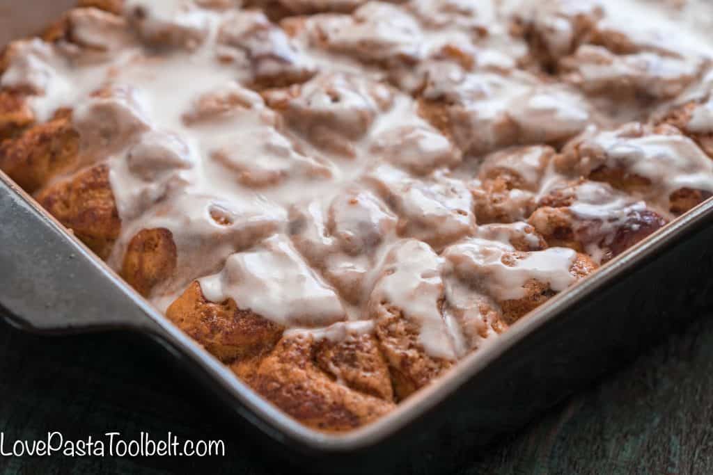 Zimtschnecken-French-Toast-Auflauf