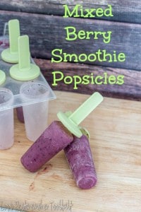 Mixed Berry Smoothie Popsicles- Love, Pasta and a Tool Belt #ad #SensitiveSmiles | popsicles | recipes | smoothies | food | desserts | snacks |