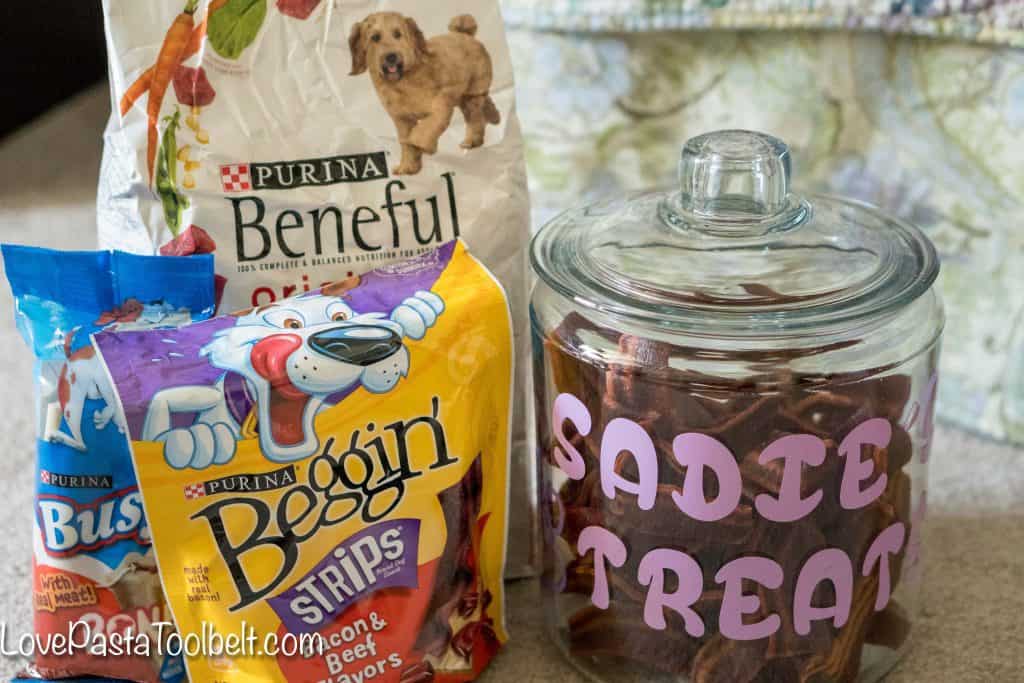 Give your pet a little extra love with this DIY Personalized Dog Treat Jar