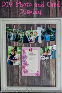 DIY Photo and Card Display- Love, Past and a Tool Belt #ad #BestMomsDayEver | DIY | DIY craft | craft ideas | photos | Photo display |