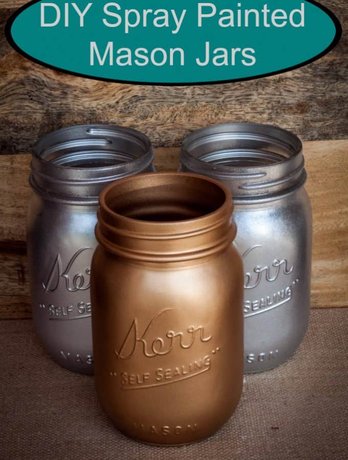DIY Spray Painted Mason Jars- Love, Pasta and a Tool Belt