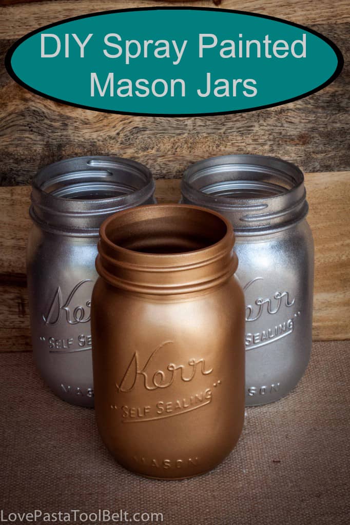 Super Easy Spray Painted Mason Jars – Our Home Made Easy