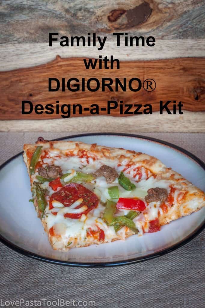 Family Time with DIGIORNO® Design-a-Pizza Kit- Love, Pasta and a Tool Belt #DesignAPizza #Digiorno #shop