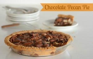Easy Chocolate pecan Pie