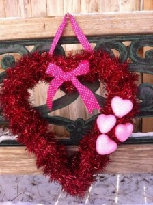 Easy Valentine's Wreath