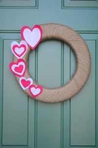 Easy Valentines Wreath