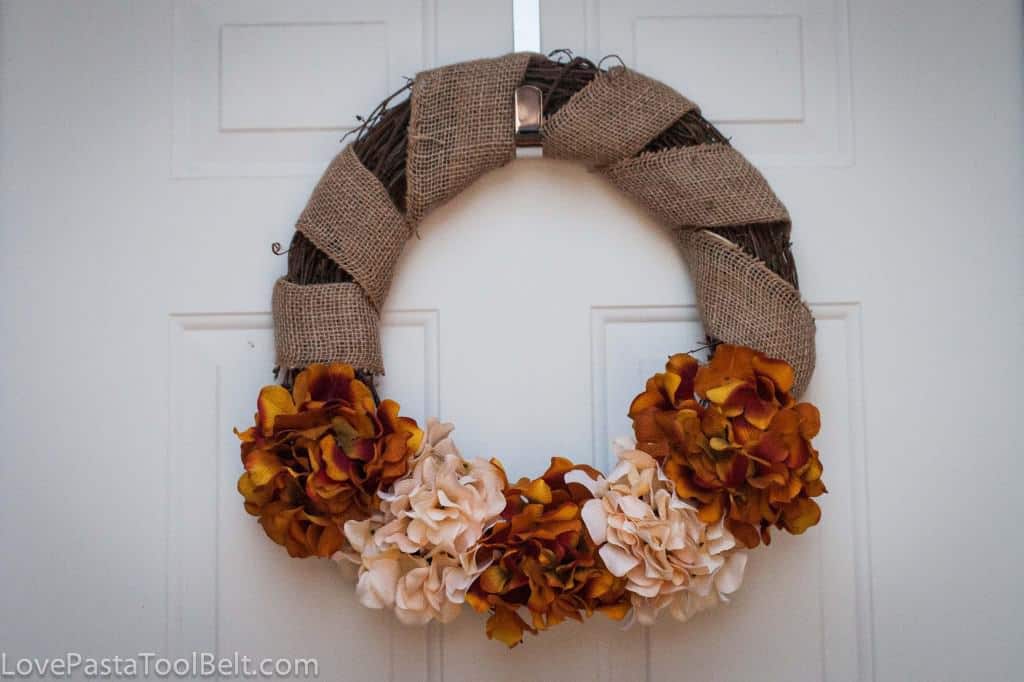 3-Step Fall Burlap Wreath