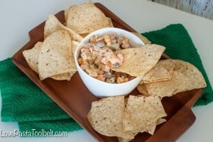 This Black Bean and Corn Salsa is the perfect appetizer recipe for any occasion- Love, Pasta and a Tool Belt | appetizers | recipes | food | dips | chips and dip | salsa |