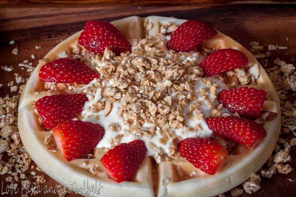 Granola Yogurt Waffle1