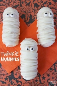 Halloween Twinkie Mummies