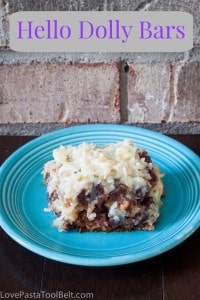 Hello Dolly Bars- Love, Pasta and a Tool Belt #desserts