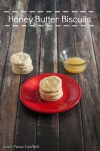 Have a delicious breakfast with these Honey Butter Biscuits and Quaker® Real Medleys® Yogurt Cups- Love, Pasta and a Tool Belt #ad #QuakerRealMedleys