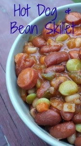 Hot Dog and Bean Skillet