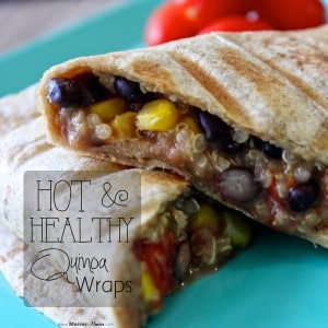 Hot & Healthy Quinoa Wraps