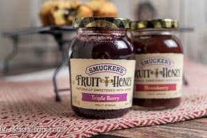 Delicious Jam Filled Muffins make the perfect addition to your holiday brunch or even a great late night snack. #ad #EasyHolidayEats