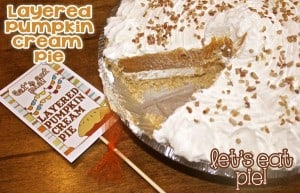 Layered Pumpkin Cream Pie