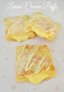 Lemon Cream Puffs-P