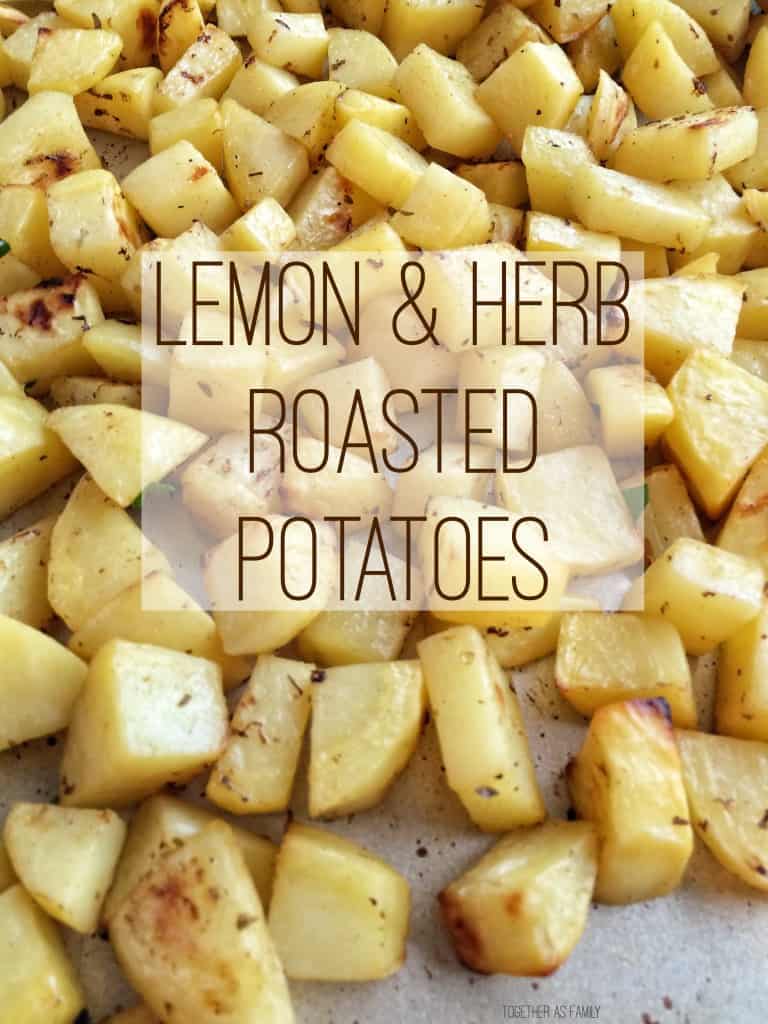 Please welcome my contributor Jessica as she shares her recipe for Lemon & Herb Roasted Potatoes- Love, Pasta and a Tool Belt | side dish | sides | recipes |