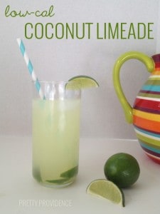 Low Cal Coconut Limeade from Pretty Providence