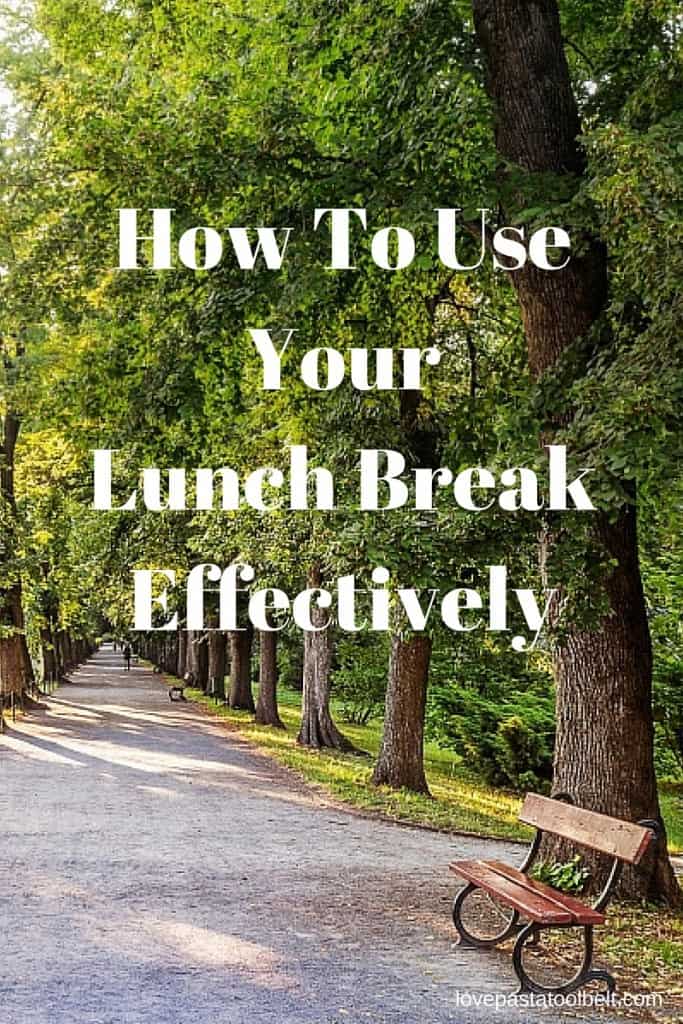 My contributor Rebecca is sharing How to Use Your Lunch Break Effectively- Love, Pasta and a Tool Belt | work | how to | 