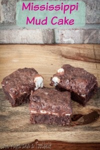 Mississippi Mud Cake is a rich and delicious chocolate dessert- Love, Pasta and a Tool Belt | desserts | cake | recipe | food | chocolate |